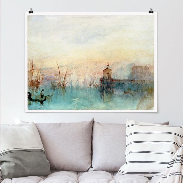 Poster - William Turner - Venice With A First Crescent Moon