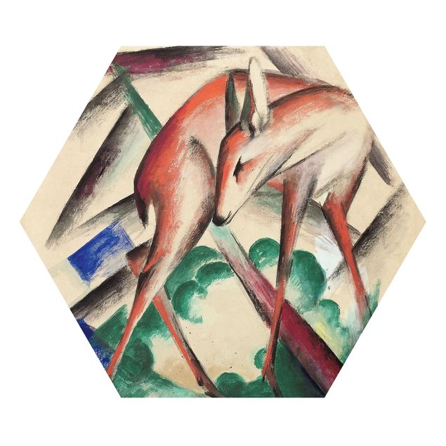 Forex hexagon - Franz Marc - Deer