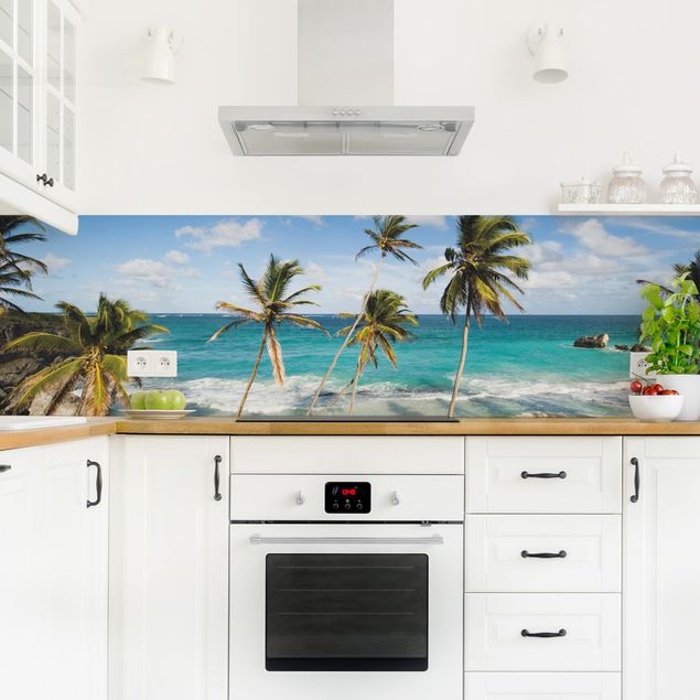 Kitchen splashback beach Beach Of Barbados
