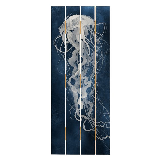 Print on wood - Jellyfish Dance I