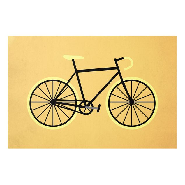 Print on forex - Bicycle In Yellow