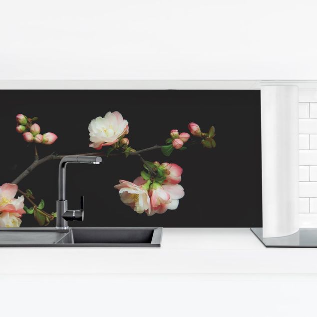 Kitchen wall cladding - Blossoming Branch Apple Tree