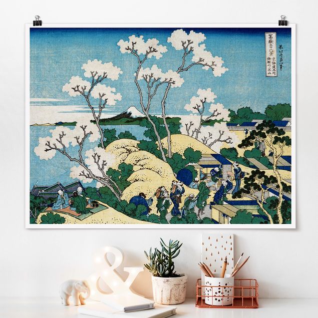 Poster - Katsushika Hokusai - The Fuji Of Gotenyama