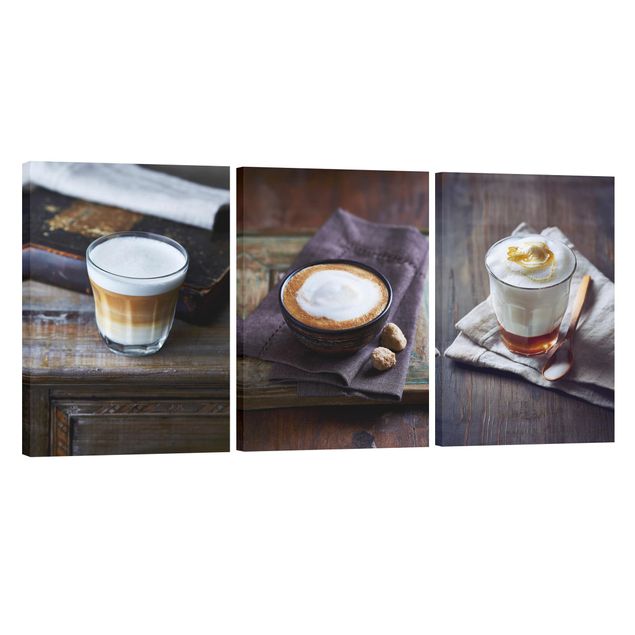 Print on canvas 3 parts - Caffè Latte