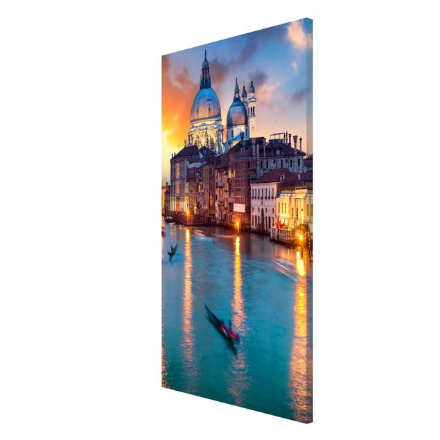 Magnetic memo board - Sunset in Venice