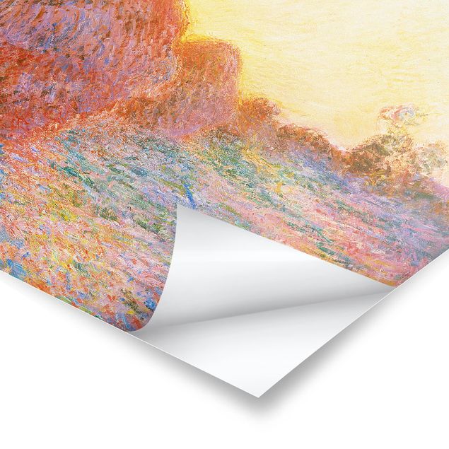Poster - Claude Monet - Haystack In Sunlight