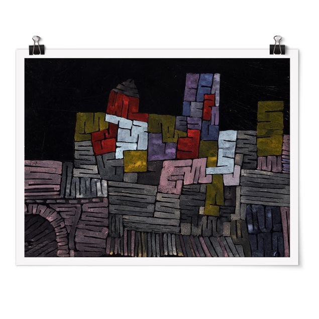 Poster - Paul Klee - Ancient Masonry Sicily