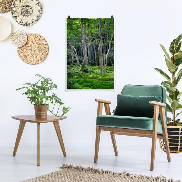 Poster forest - Japanese Forest