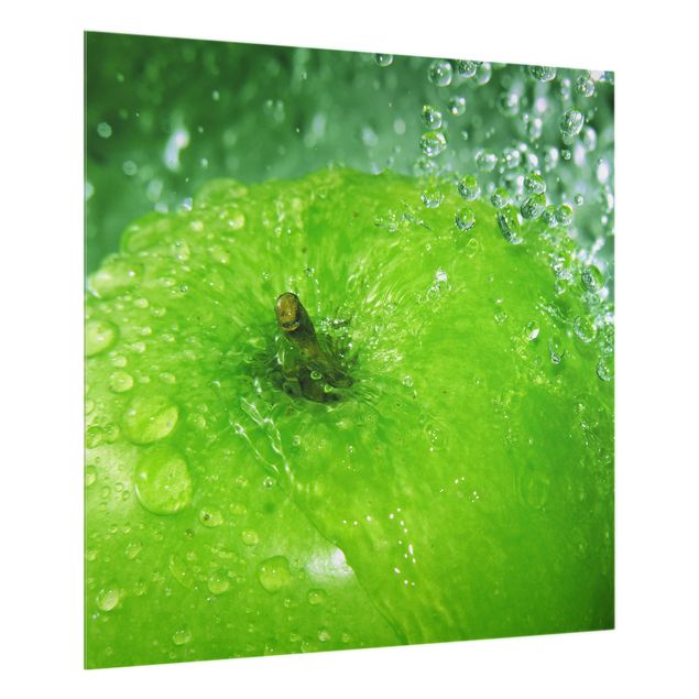 Glass Splashback - Green Apple - Square 1:1