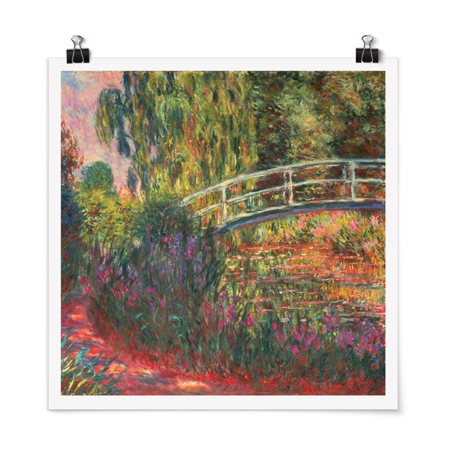 Poster - Claude Monet - Japanese Bridge In The Garden Of Giverny