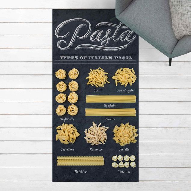 balcony mat Italian Pasta Varieties