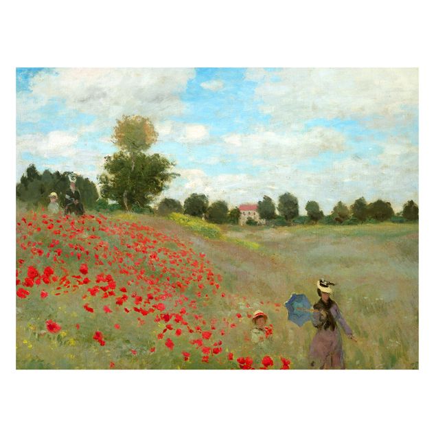 Magnetic memo board - Claude Monet - Poppy Field Near Argenteuil