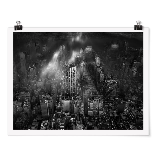 Poster - Sunlight Over New York City