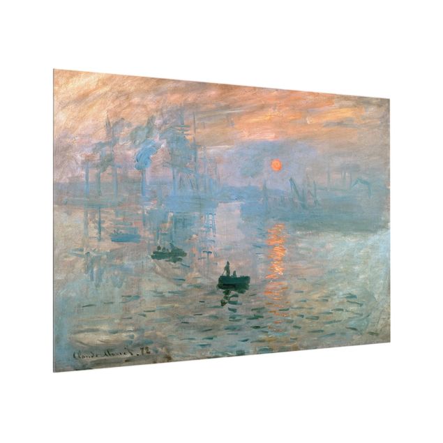 Glass splashbacks Claude Monet - Impression