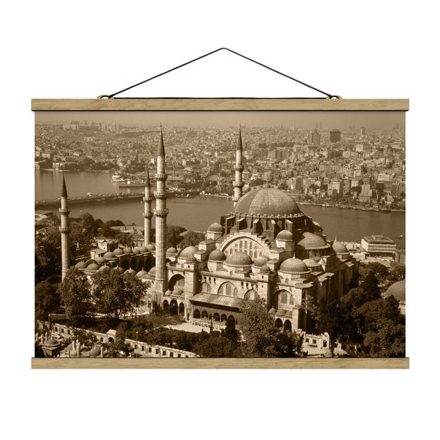 Fabric print with poster hangers - Old Mosque
