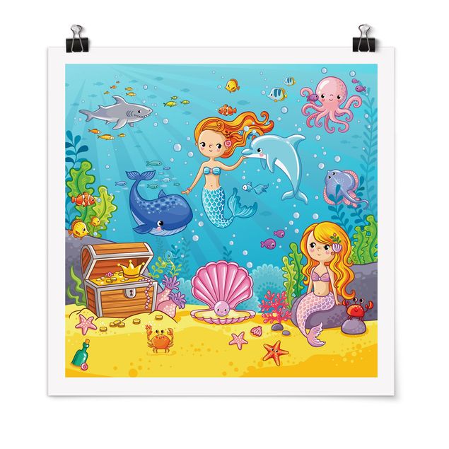 Poster - Mermaid - Underwater World