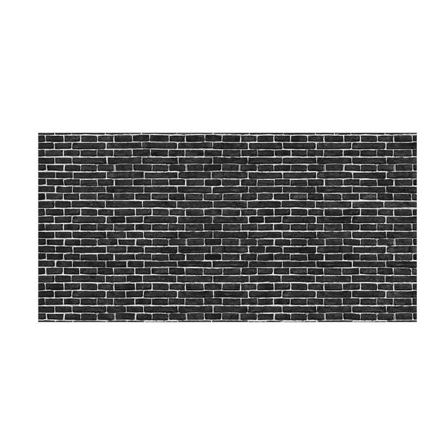 Modern rugs Brick Wall Black
