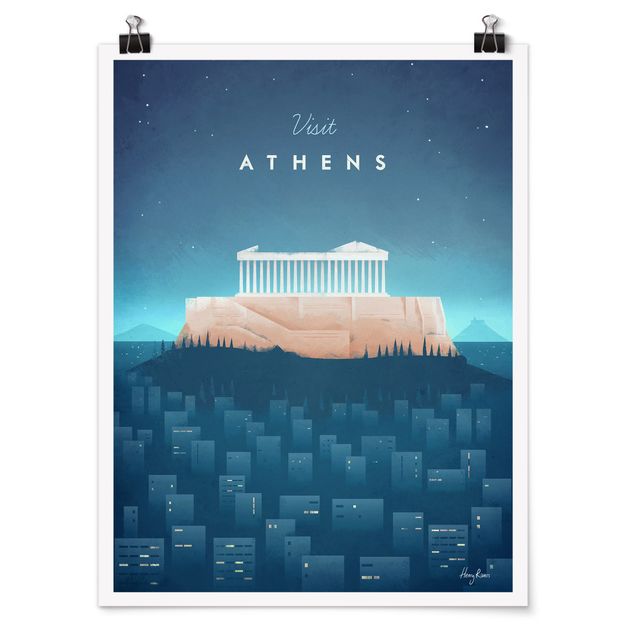 Poster - Travel Poster - Athens