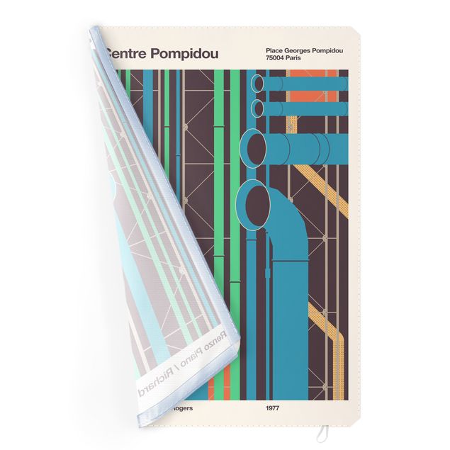 Interchangeable print - Centre Pompidou - Poster