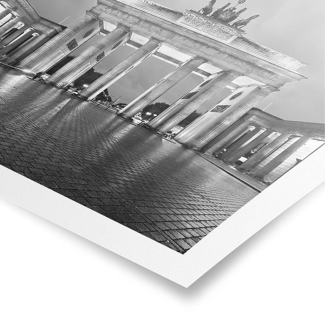 Poster - Illuminated Brandenburg Gate II