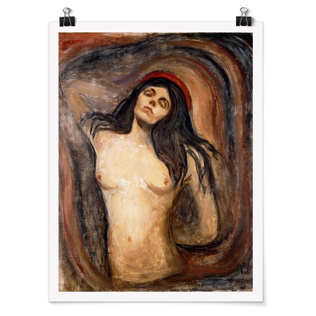 Poster art print - Edvard Munch - Madonna