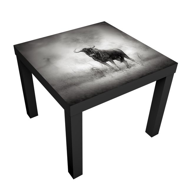 Adhesive film for furniture IKEA - Lack side table - Staring Wildebeest