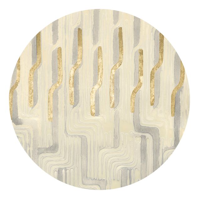 Self-adhesive round wallpaper - Chenille III