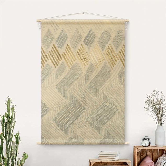 modern tapestry wall hanging Chenille IV