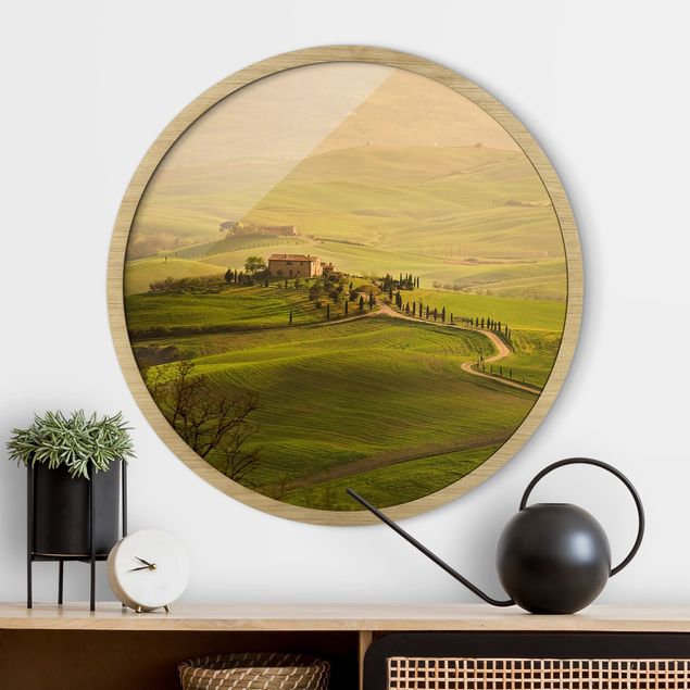 Framed prints round Chianti Tuscany