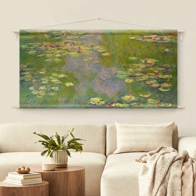 wall hangings Claude Monet - Green Waterlilies