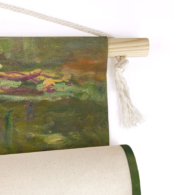 floral tapestry Claude Monet - Green Waterlilies