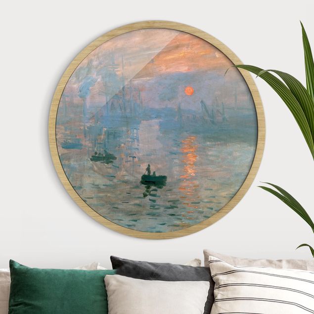 Framed prints round Claude Monet - Impression
