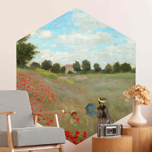 Wallpapers Claude Monet - Poppy Field At Argenteuil