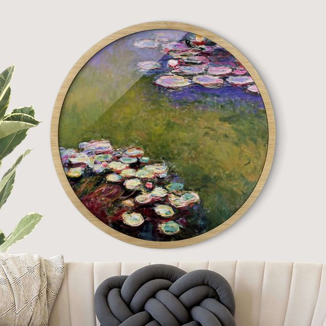 Framed prints round Claude Monet - Water Lilies