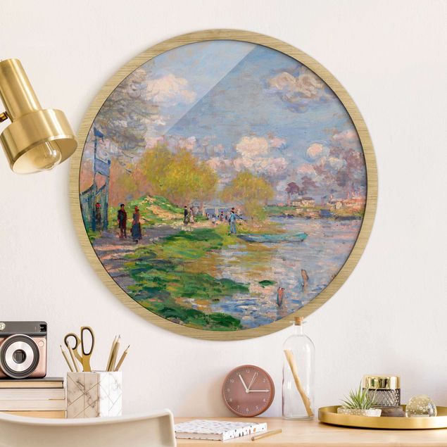 Framed prints round Claude Monet - River Seine
