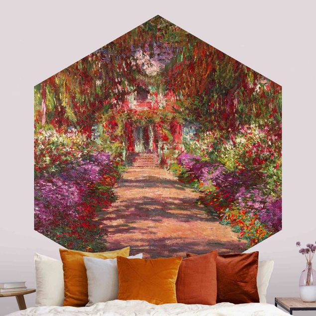 Wallpapers Claude Monet - Pathway In Monet's Garden At Giverny