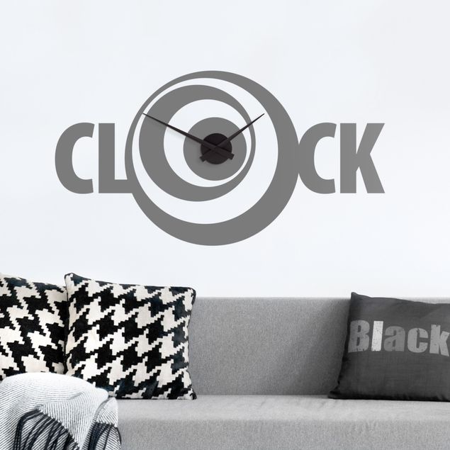 Wall decals quotes CLOCK