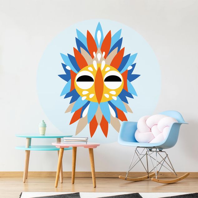Wallpapers Collage Ethnic Mask - Parrot