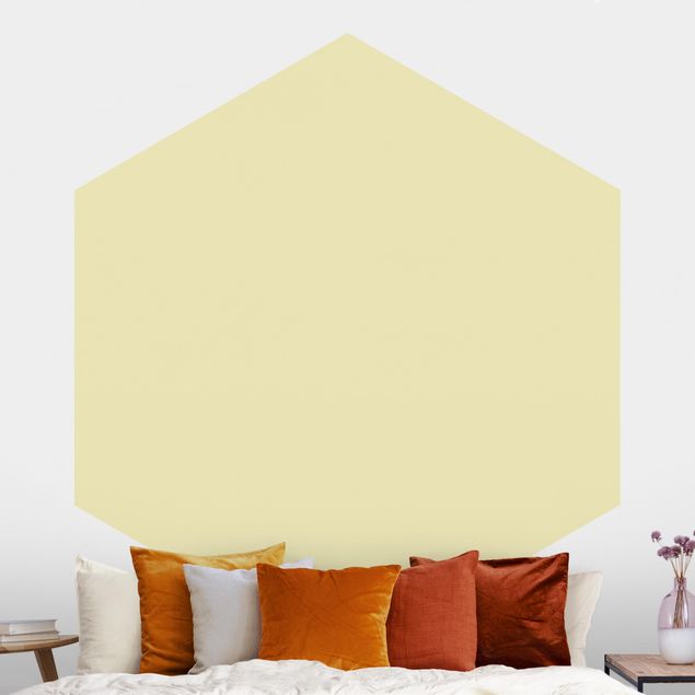 Self-adhesive hexagonal wall mural Colour Cream