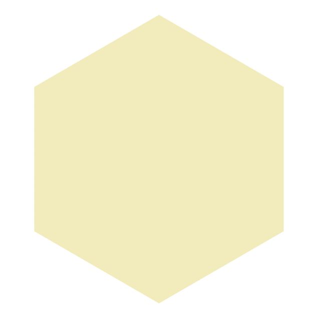 Self-adhesive hexagonal pattern wallpaper - Colour Cream