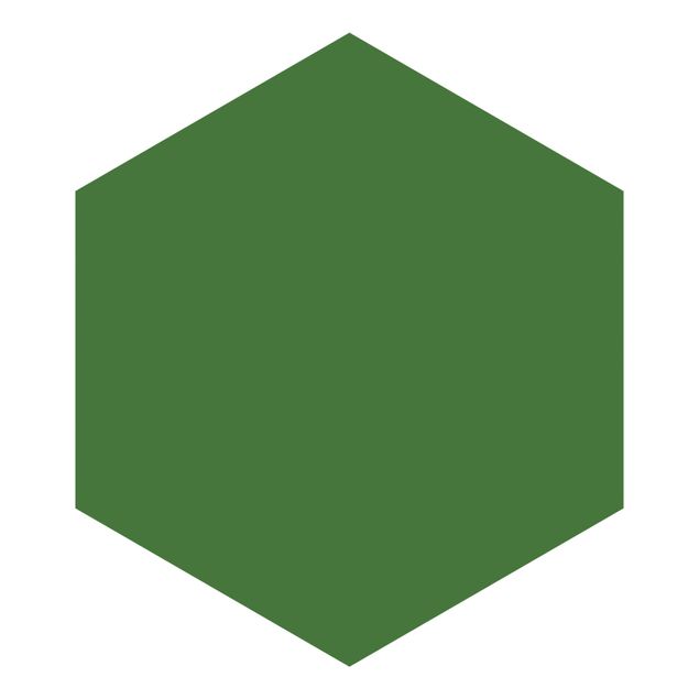 Self-adhesive hexagonal pattern wallpaper - Colour Dark Green