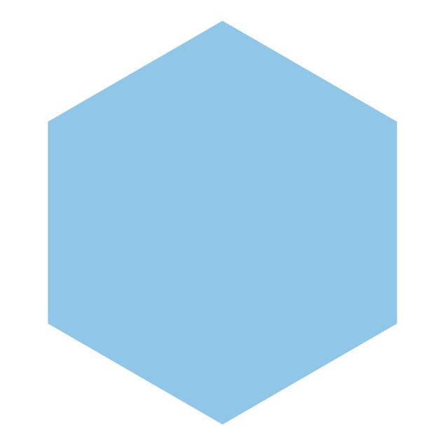 Self-adhesive hexagonal pattern wallpaper - Colour Light Blue