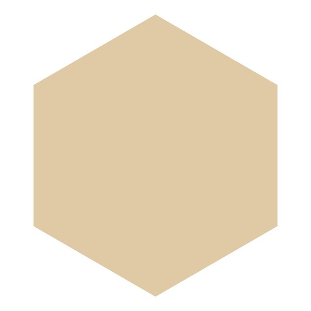 Self-adhesive hexagonal pattern wallpaper - Colour Light Brown