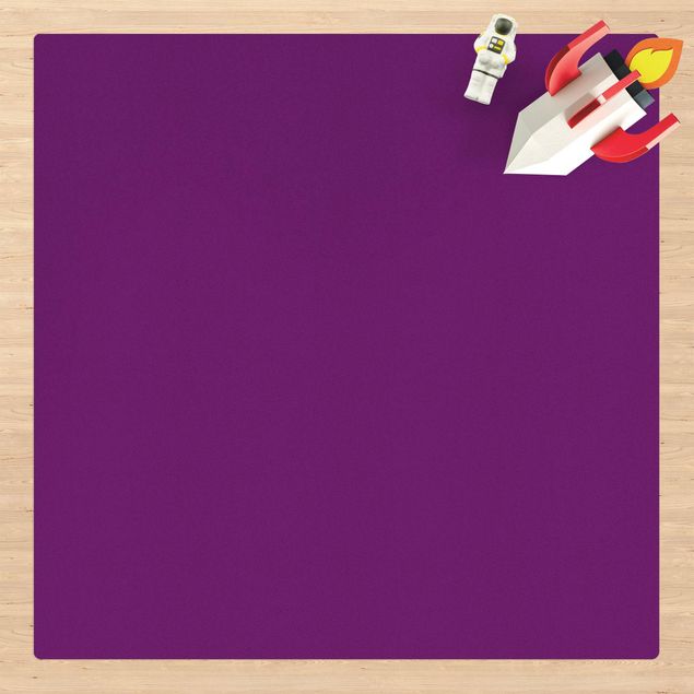 Cork mat - Colour Purple - Square 1:1