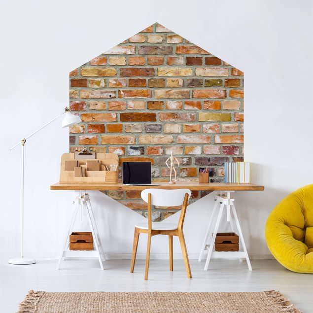 Self-adhesive hexagonal wall mural - Colours Of The Wall