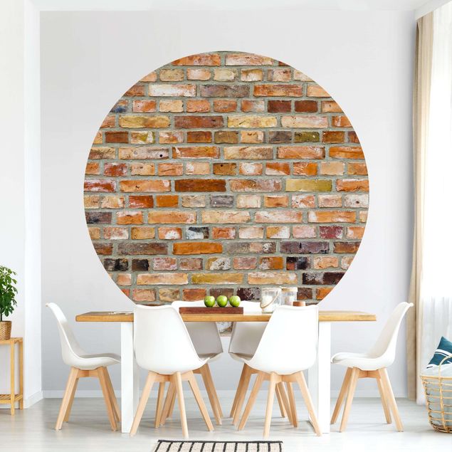 Self-adhesive round wallpaper - Colours of the Wall