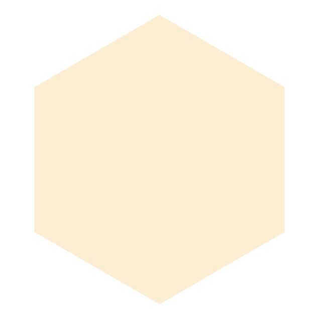 Self-adhesive hexagonal pattern wallpaper - Cream