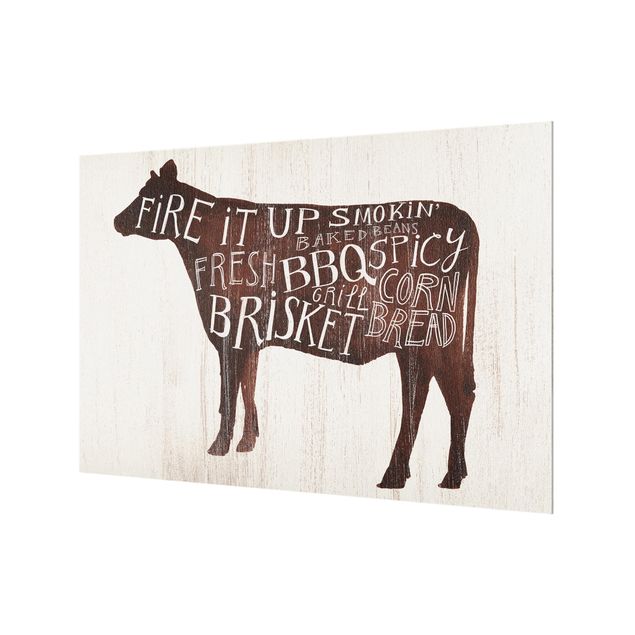 Splashback - Farm BBQ - Cow