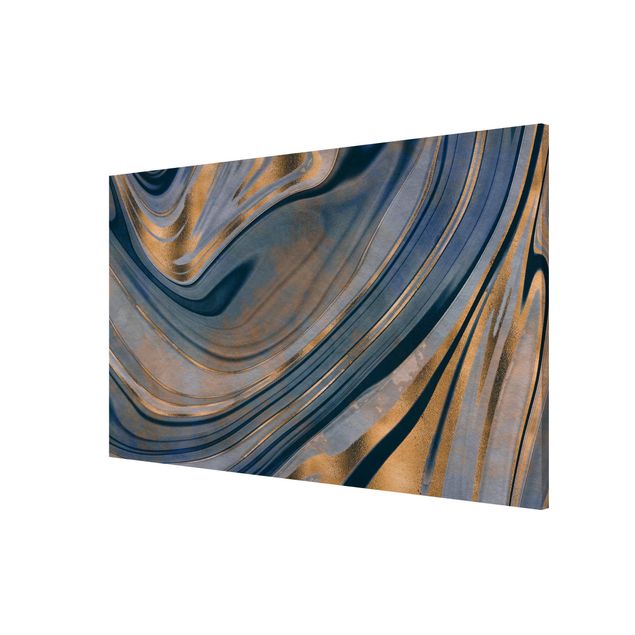Magnetic memo board - Gemstone Saphire And Copper
