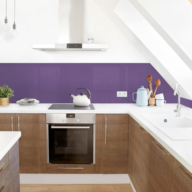 Kitchen wall cladding - Lilac
